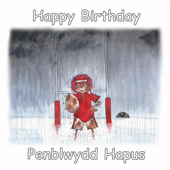 Ewemoo Birthday man rugby card