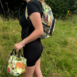 Eco Chic bundle farmland  backpack & lunch bag. 
