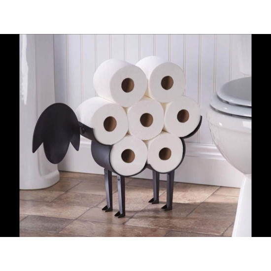 Ewemoo black sheep toilet roll holder