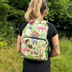 Eco Chic bundle farmland  backpack & lunch bag. 