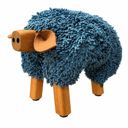 Ewemoo bluestone pig footstool 