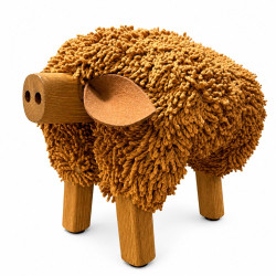 Ewemoo caramel pig footstool 
